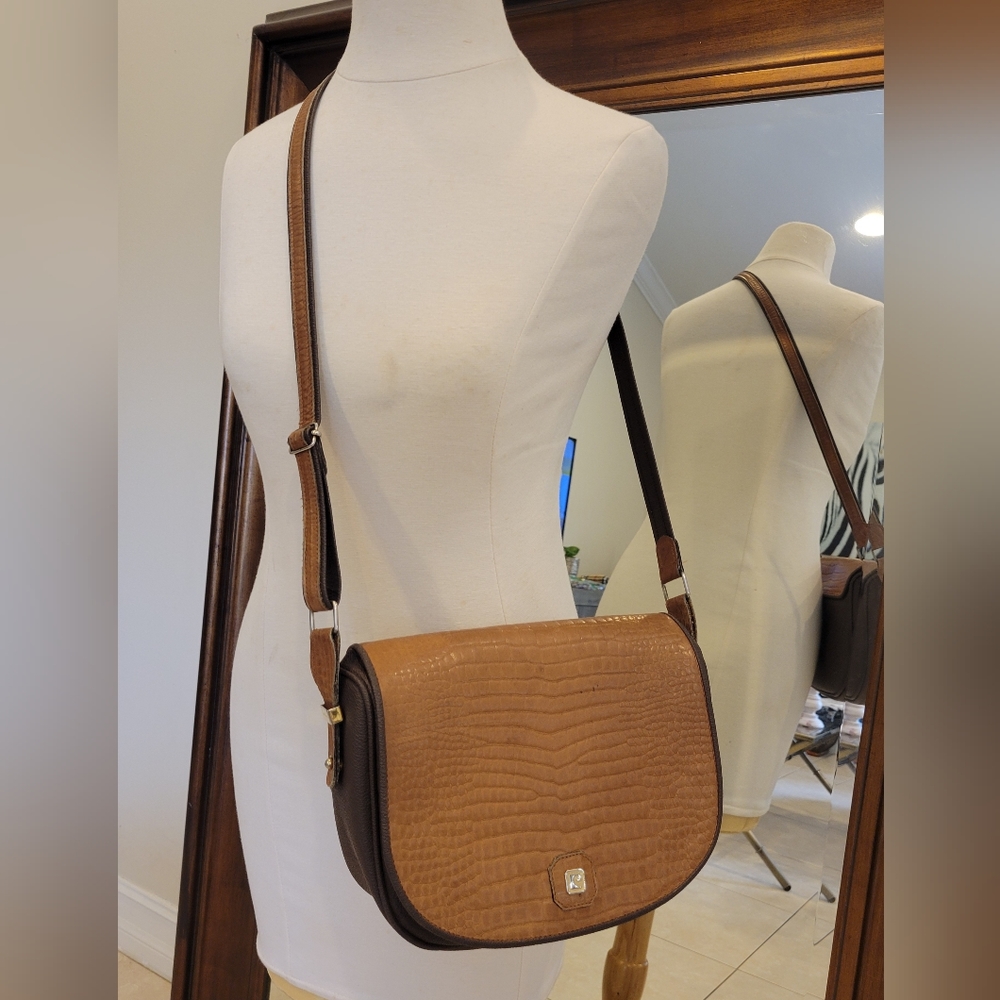 Vintage Pierre Cardin Leather Shoulder Bag